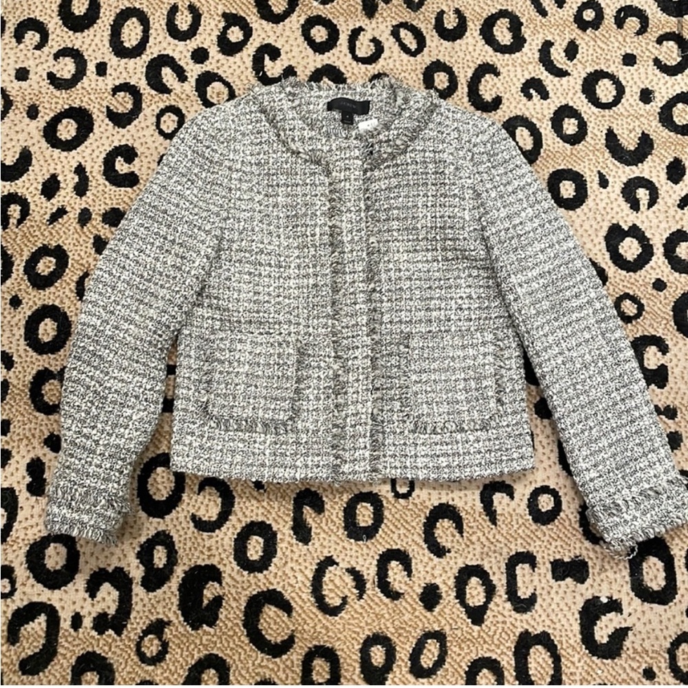 NEW | J. Crew “Lady” Jacket in Metallic Tweed